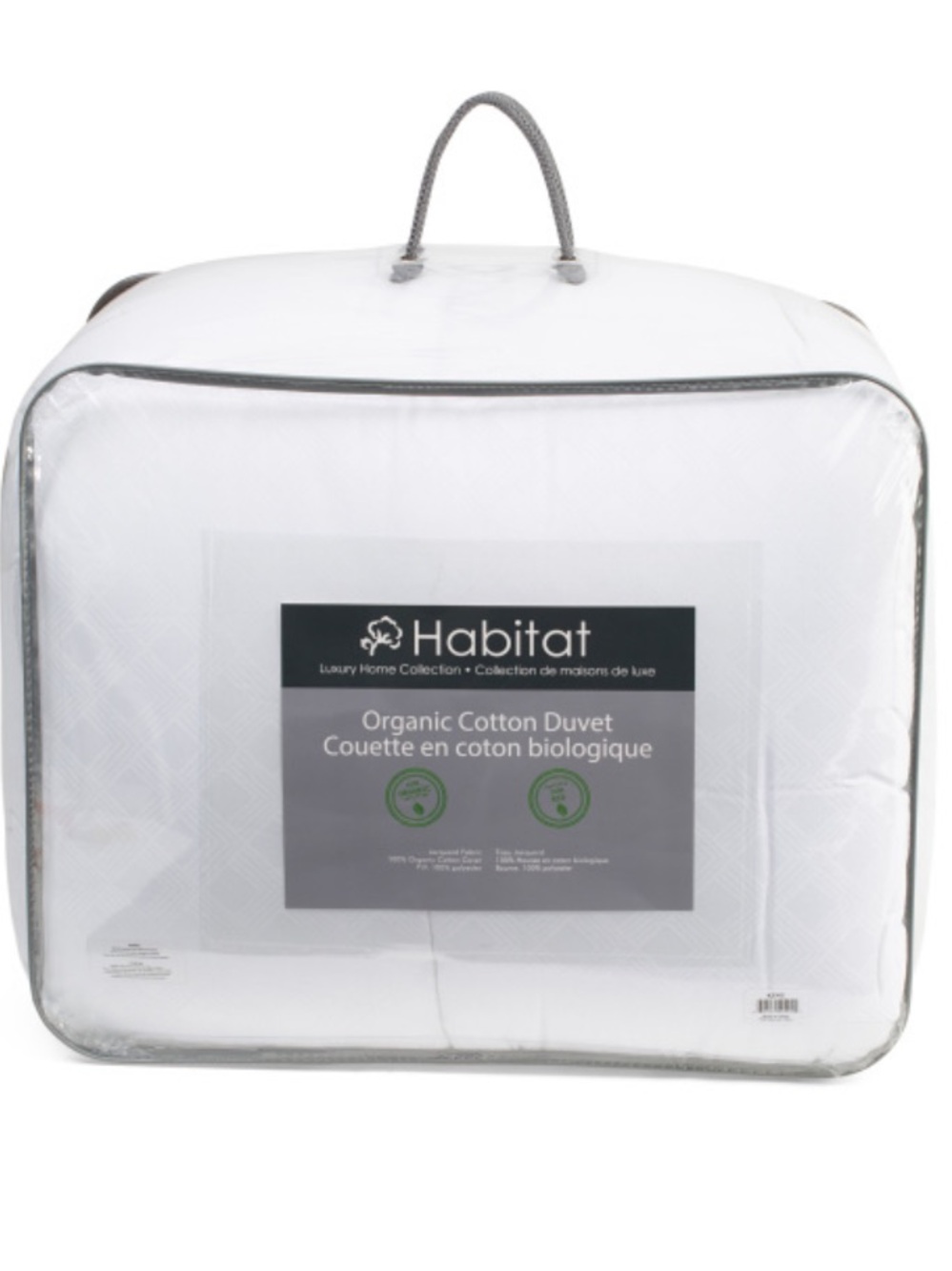 Habitat White Organic Cotton Duvet Comforter Insert